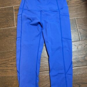 Senita Athletics Blue  Leggings XS pocket